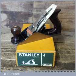 Vintage Boxed Stanley England No: 4 Smoothing Plane - Fully Refurbished