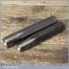 2 No: Vintage Rivet Setting Punches Broad Arrow - Good Condition