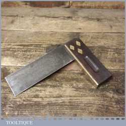 Vintage Carpenters Rosewood Brass 6” Try Square - Good Condition