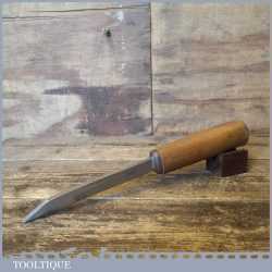 Vintage Melhuish 3/8” Cast Steel Mortice Chisel - Sharpened Honed