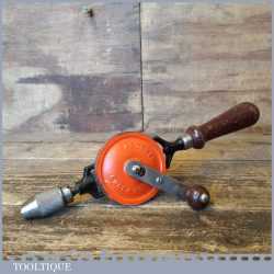 Vintage Stanley No: 805 Egg Beater Single Pinion Hand Drill - Good Condition