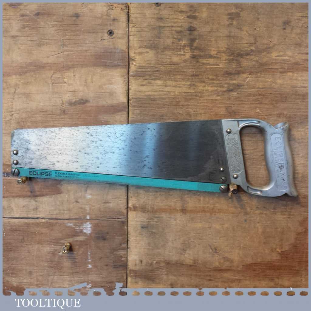 Vintage Eclipse No 55 Sheet Metal Saw Good Condition Tooltique