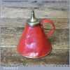 Vintage Thumb Push Oil Can Or Oiler - Good Condition