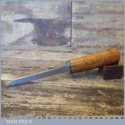 Vintage James Howarth 1/4” Cast Steel Mortice Chisel - Sharpened Honed