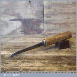 Vintage I & H Sorby 3/16” Cast Steel Mortice Chisel - Sharpened Honed