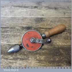 Small Vintage German Egg Beater Single Pinion Hand Drill - Good Condition