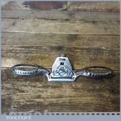 Vintage E Preston Decorative Flat Soled Adjustable Spokeshave Original Iron