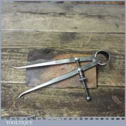 Vintage Cooper & Sons 6” Inside Steel Spring Dividers - Refurbished