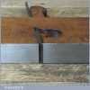 Unusual Vintage Beechw Scraper Rabbet Plane Alloy Sole - Good Condition