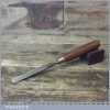 Vintage Henry Taylor Acorn 1/2” Straight Wood Carving Gouge Chisel - Sharpened Honed