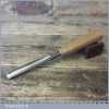 Vintage Herring Bros 3/4” Straight Wood Carving Gouge Chisel - Sharpened Honed