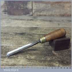 Vintage Ward & Payne 1/2” Straight In-Cannel Woodcarving Chisel - Sharpened Honed