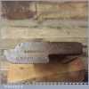 Vintage Hields of Nottingham Side Round Beechwood Moulding Plane