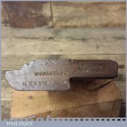 Vintage Hields of Nottingham Side Round Beechwood Moulding Plane