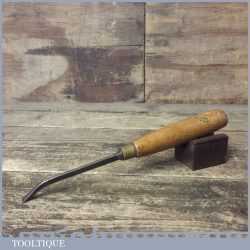 Vintage S.J. Addis 3/8” Wood Carving Spoon Bit Chisel - Sharpened Honed