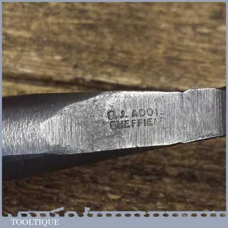 Vintage S.J. Addis 1/2” Straight Wood Carving Gouge Chisel – Sharpened ...