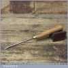 Vintage S.J. Addis 5/16” Fishtail Carving Chisel - Sharpened Honed