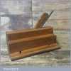 Vintage beechwood grooving plane with adjustable fence