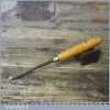 Vintage Herring Bros 1/2” Woodcarving Fishtail Gouge Chisel - Sharpened Honed
