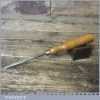 Vintage F P Archer 1/8” Straight Woodcarving Gouge Chisel - Sharpened Honed