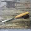 Vintage Ward & Payne 9/16” Straight Wood Carving Gouge Chisel - Sharpened Honed