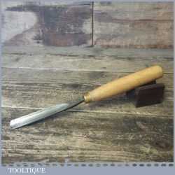 Vintage Ward & Payne 9/16” Straight Wood Carving Gouge Chisel - Sharpened Honed