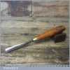Vintage C Hill 5/8” Straight Wood Carving Gouge Chisel - Sharpened Honed