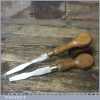 2 No: Vintage Cabinet Makers Screwdrivers 8” & 10” - Fully Refurbished