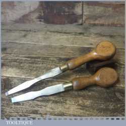 2 No: Vintage Cabinet Makers Screwdrivers 8” & 10” - Fully Refurbished