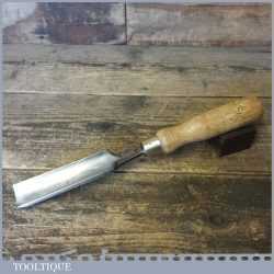 Vintage Cooper & Sons Fuluse Carpenter’s 1 ¼” Gouge Chisel - Sharpened Honed