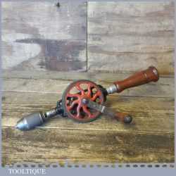 Antique Millers Falls Co USA No: 2 Egg Beater Double Pinion Hand Drill