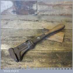 Rare & unusual antique ploughman’s adjustable wrench with hammer head