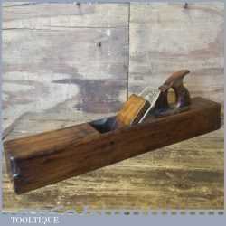 Vintage Varvill & Sons 22” Beechwood Trying Plane - Lapped Flat