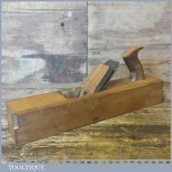 Vintage 16 ½” Beechwood Jack Plane Good Condition - Lapped Flat