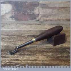 Lovely Vintage Upholsterers Tack Lifter Removal Tool - Rosewood Handle