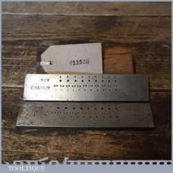 2 No: Vintage C.D & Co French Clockmaker’s Square Round Rod Gauges