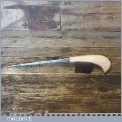 Japanese Pull Keyhole Saw Beechwood Handle - Excellent condition