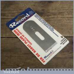 Replacement Iron for Record or Stanley Block Plane - Old New Stock