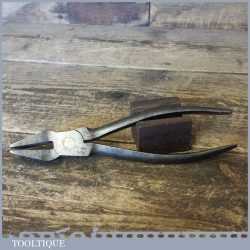 Vintage Elliot-Lucas Duckbill Pliers For Glazier’s Upholstery Or Saddlers - Good Condition