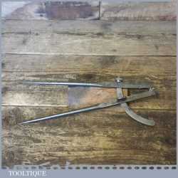 Vintage Lowentraut Mfg USA Leatherworking 10” Steel Square Leg Dividers