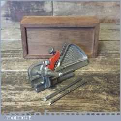 Vintage Marples M43 Plough Plane Complete With Cutters - Custom Box