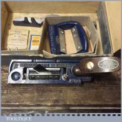 Vintage Boxed Record No: 730/735 Fibreboard Plane With Attachments