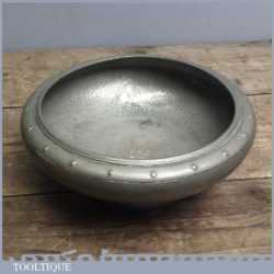 Vintage Plannished Pewter bowl Made By W & Co