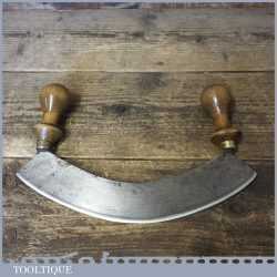 Antique Kitchenalia 11” Cast Steel Chef’s Mincing Chopping Dicing Cutter