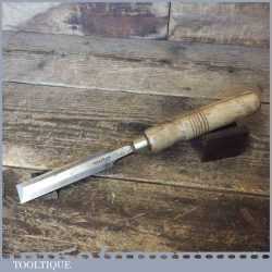 Vintage W K and C Peace Carpenter’s 25/32” Bevel Edge Chisel - Sharpened Honed