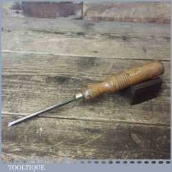 Vintage E A Bell Carpenter’s 1/4” Bevel Edge Chisel - Sharpened Honed