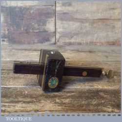 Vintage Robert Sorby Kangaroo Rosewood Brass Mortise Gauge - Good Condition