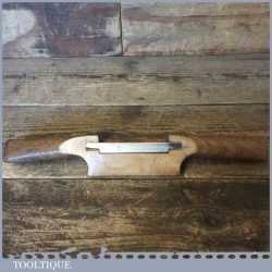 Large Vintage Buck Beechwood Spokeshave With 3 ½” Cutting Edge