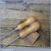 2 No: Beechwood Handled Sail Maker’s Needles With Wooden Handles