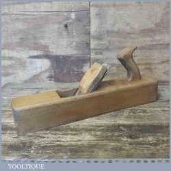 Vintage 17” Beechwood Jack Plane Good Condition - Lapped Flat